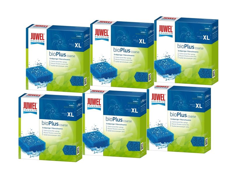 Juwel bioPlus coarse XL 6er Pack Filterschwamm grob mechanische biologische Filterung