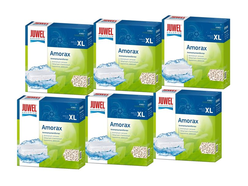 Juwel Amorax XL 6er Pack Ammoniumentferner Zeolith verhindert Ammoniak fördert Vitalität