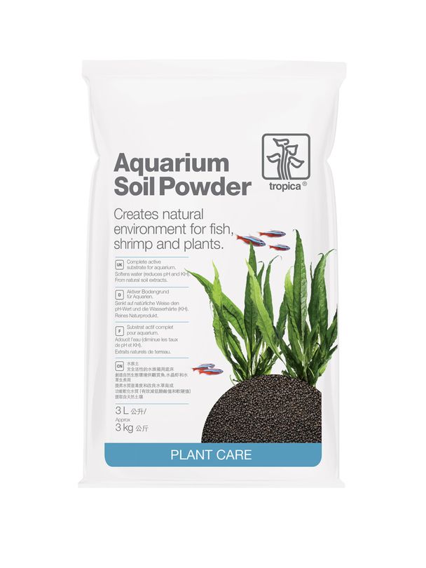 Tropica Aquarium Soil Powder 3L kompletter Bodengrund 1-2 mm