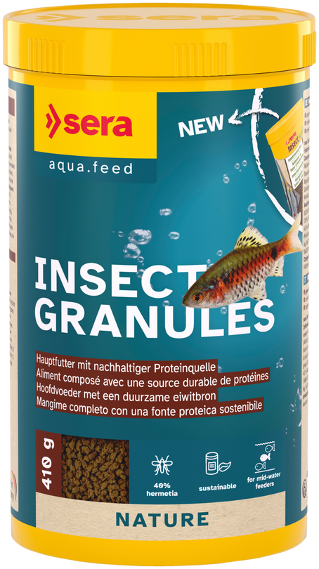 Sera Insect Granules 1000ml Granulatfutter Zierfische Aquarium Hauptfutter