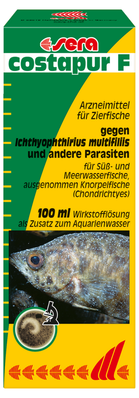 sera costapur F 100 ml Hautparasiten Arzneimittel gegen Weißpünktchenkrankheit