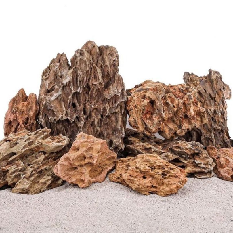 Aquarium Natursteine Drachensteine 15kg Mix Größe S bis XL