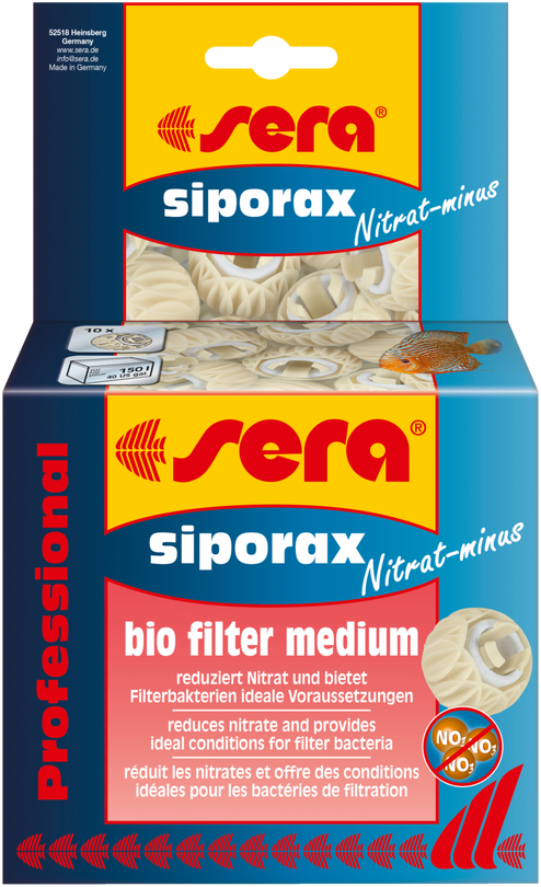 sera siporax Nitrat-minus Professional 145 g Filtermedium