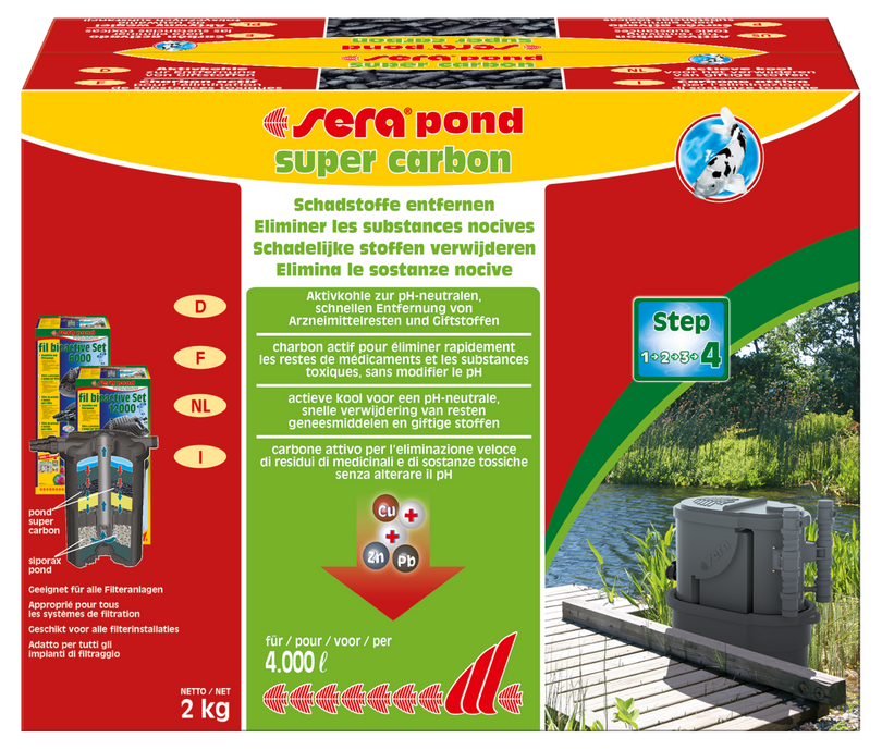 Sera Pond super Carbon 2 Kg