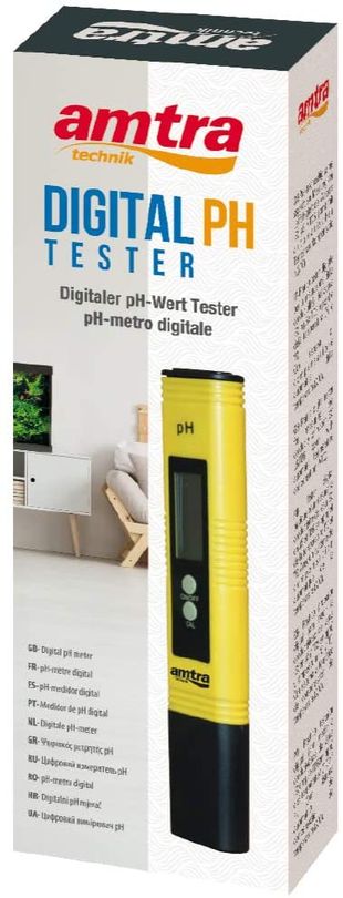 Amtra Digital PH Tester ATC - digitales pH-Messgerät zur Bestimmung des pH-Wertes im Aquarium