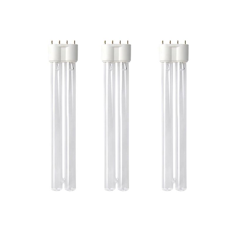 18 Watt UVC Ersatzlampe für Wasserklärer mit 2G11 Sockel 3er Set