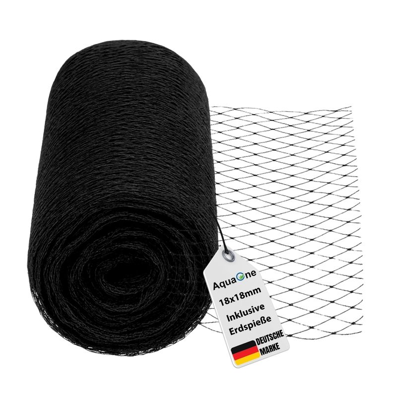 Teichabdecknetz 6x6m Teichnetz Teichschutz Fischreiher Laubschutz Abdecknetz
