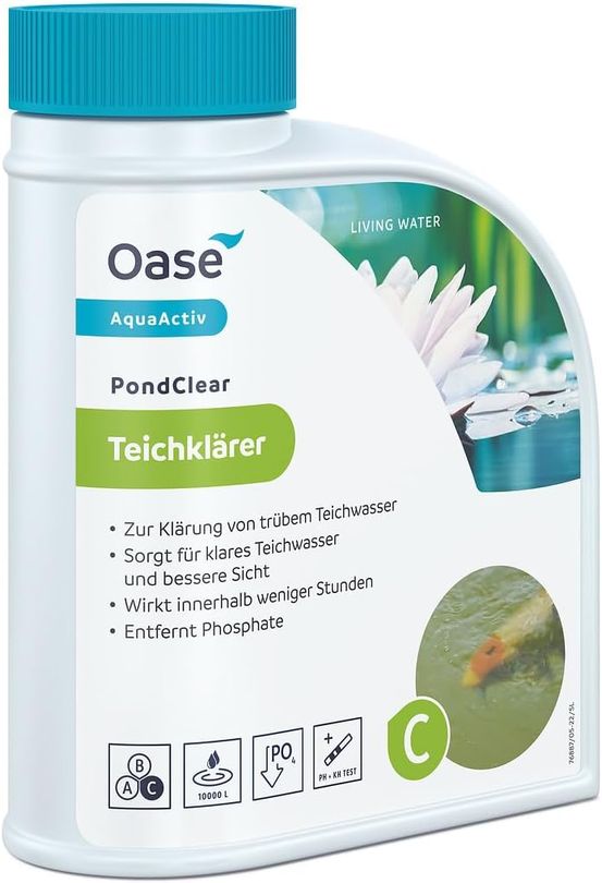 Oase AquaActiv PondClear 500 ml kristallklares Teichwasser