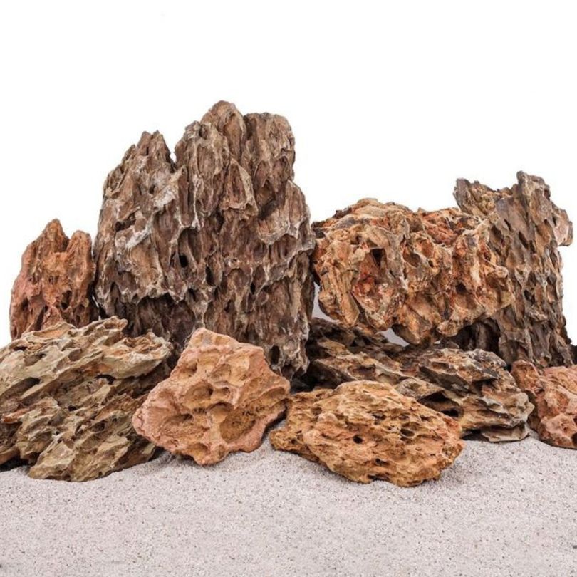 Aquarium Natursteine Drachenstein braun 10 Kg Gr.L 0,6-2,0 kg Nr.63