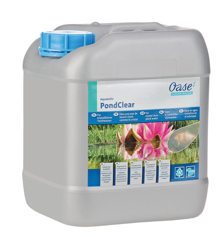 Oase AquaActiv PondClear 5 Liter kristallklares Teichwasser