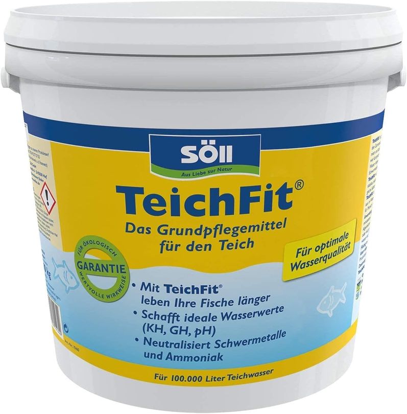 Söll TeichFit 10 kg Grundpflegemittel Wasseraufbereiter für den Teich 