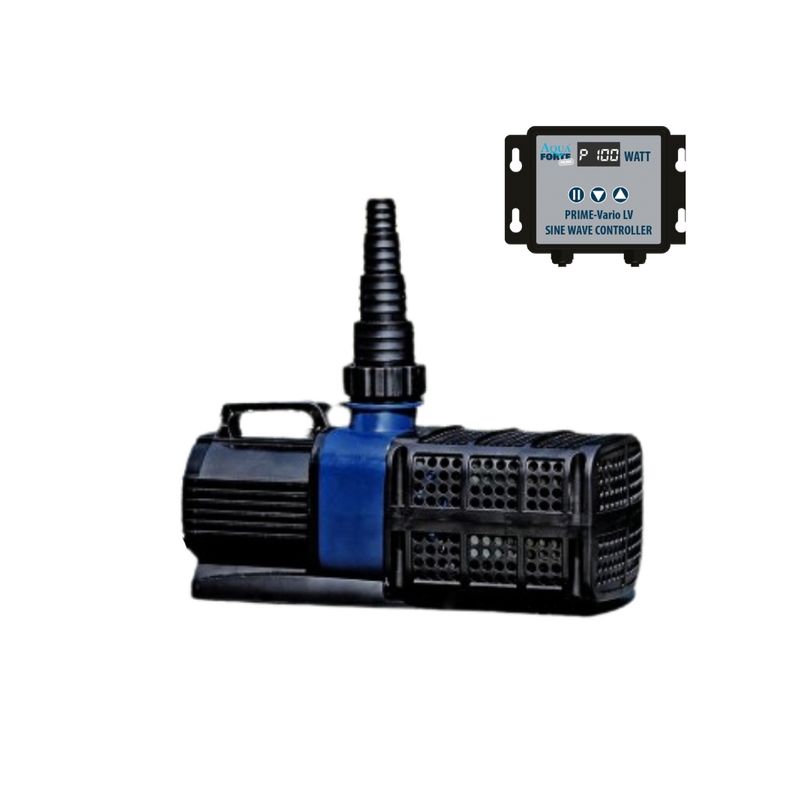 AquaForte Vario 20000LV-12Volt regelbare Teichpumpe Filter Schwimmteich Kinder sicher