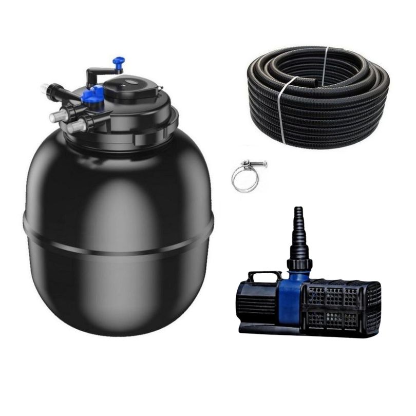 Schwimmteichfilter Set CPF 75000 12V Teichpumpe Vario 20000 bis 100.000l Nr.103