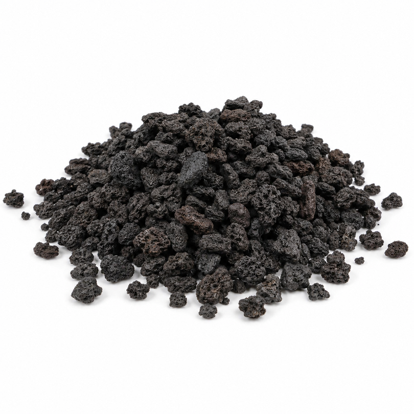 AquaOne Volcano Mineral Black 5–8 mm – 10kg Lavagranulat für Aquascaping
