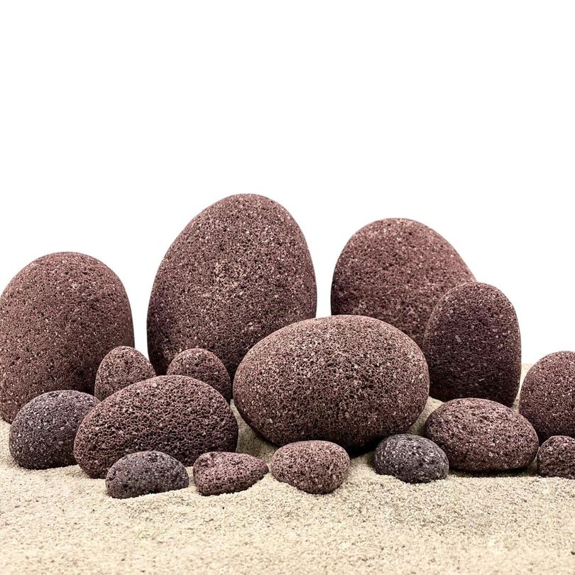 Aquarium Natursteine Red Dragon Pebbles Steine 1 Stück Gr.S 3-5cm