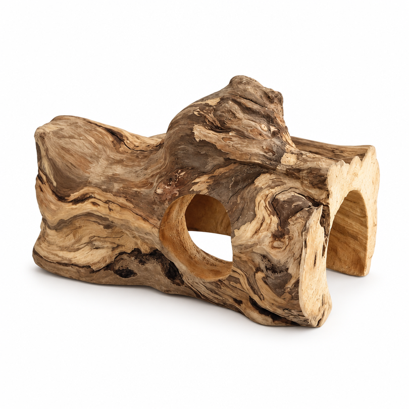 AquaOne Javaholz Aquarium Höhle 15cm Versteck für Garnelen & Welse