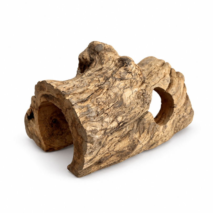 AquaOne Javaholz Aquarium Höhle 20cm Versteck für Garnelen & Welse
