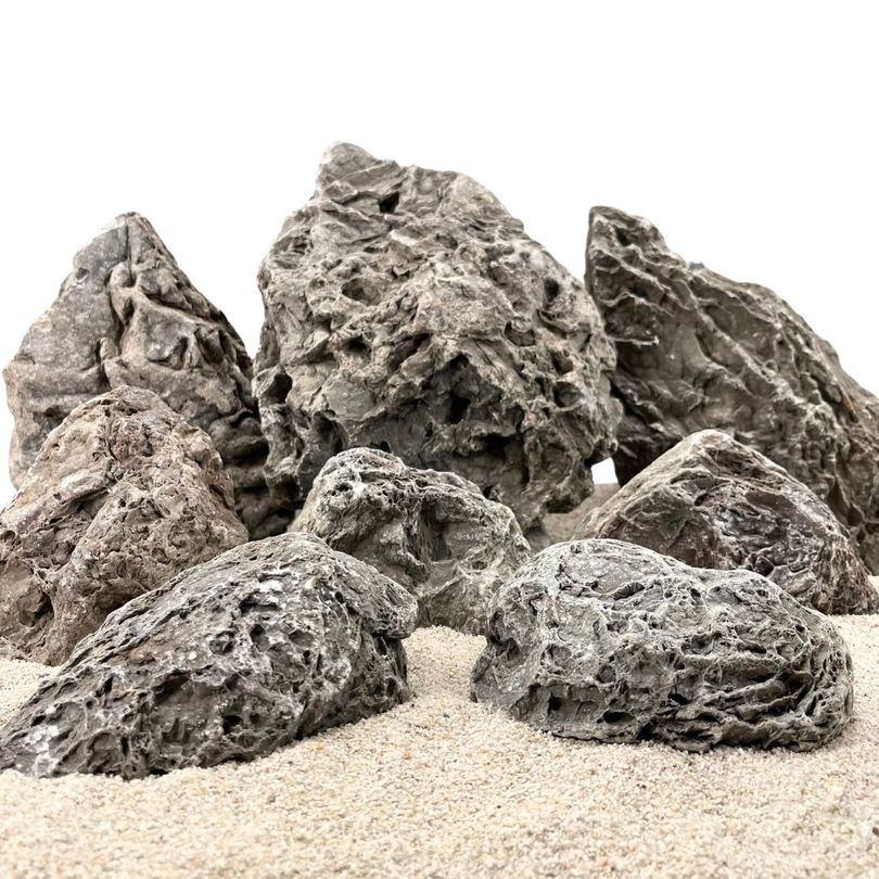 Aquarium Natursteine Conda Steine 25 kg Mix Größe M-XL Aquascaping Steine
