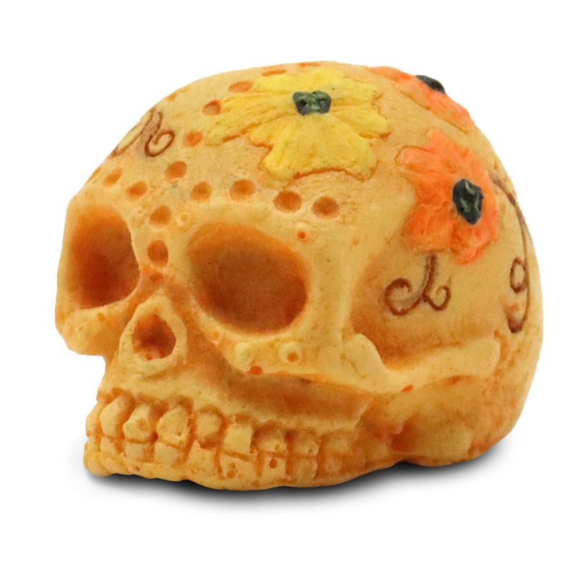 Amtra Mexico Totenkopf Gelb S Aquarium-Deko