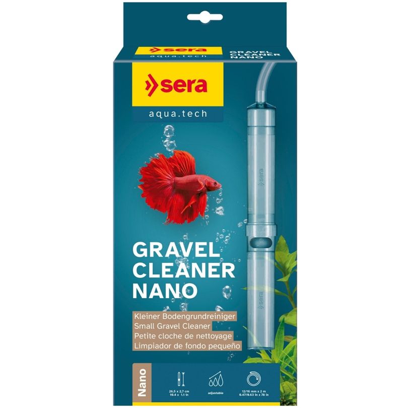 sera Gravel Cleaner Nano Bodengrundreiniger Mulmglocke für Aquarien
