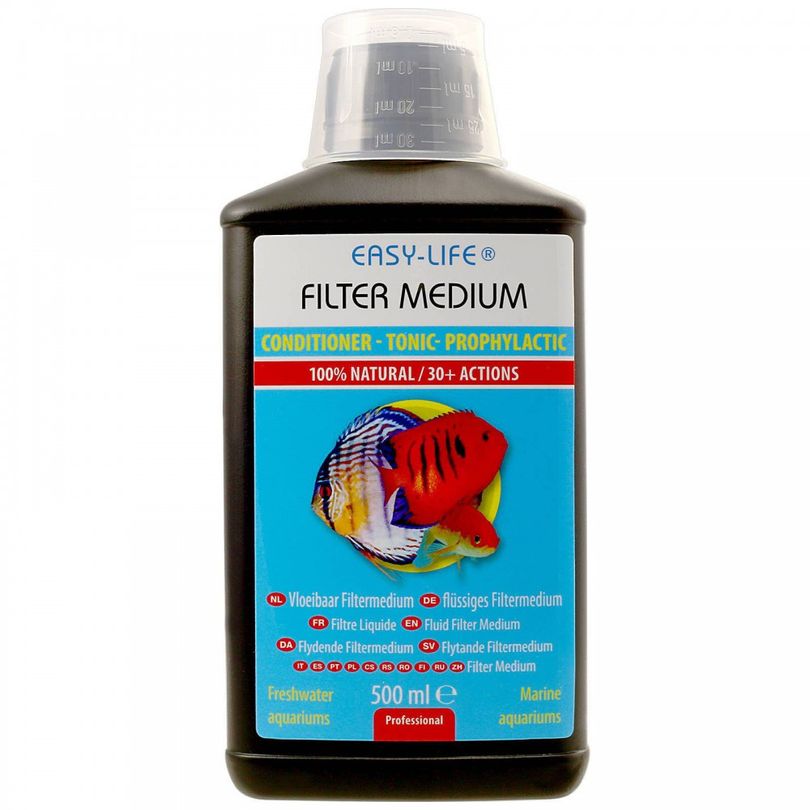 Easy Life 500ml flüssiges Filtermedium Wasseraufbereiter für Süß-, & Meerwasser