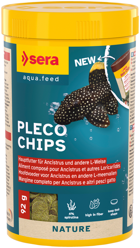 Sera Pleco Chips 250ml Bodenfuttertabletten Futtertabletten Fischfutter