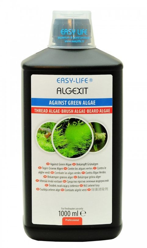 Easy Life AlgExit 1000ml Algenvernichter Grünalgen Fadenalgen Bart-Pinselalgen