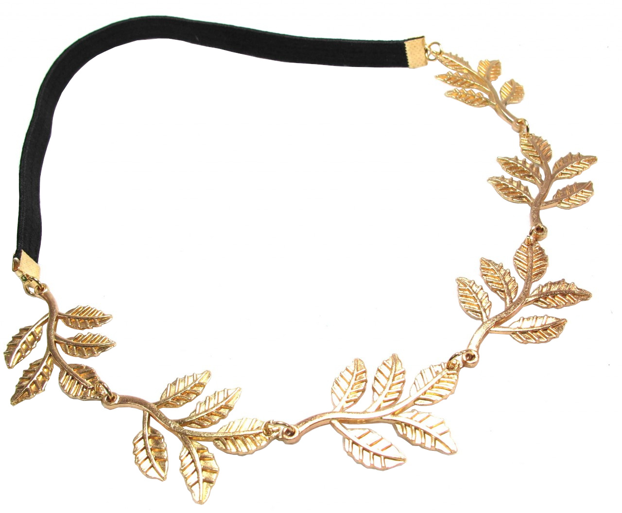 Lorbeerkranz Gold Haarband Kopf-Schmuck Römerin Römer Griechin Grieche Göttin Julius Cäsar