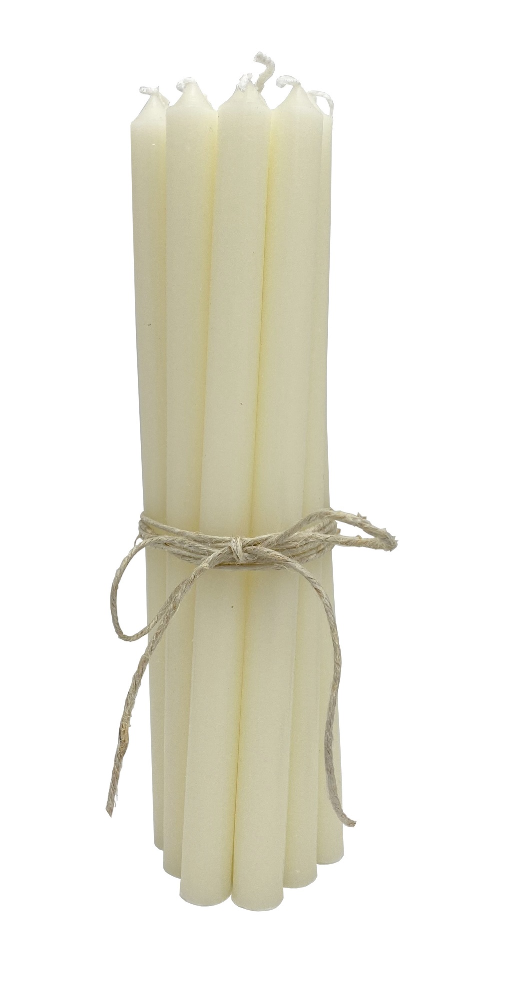 12er Pack dünne Stabkerzen H:20 cm Ø:1,3 cm div. Farben Brenndauer 2,5 Stunden