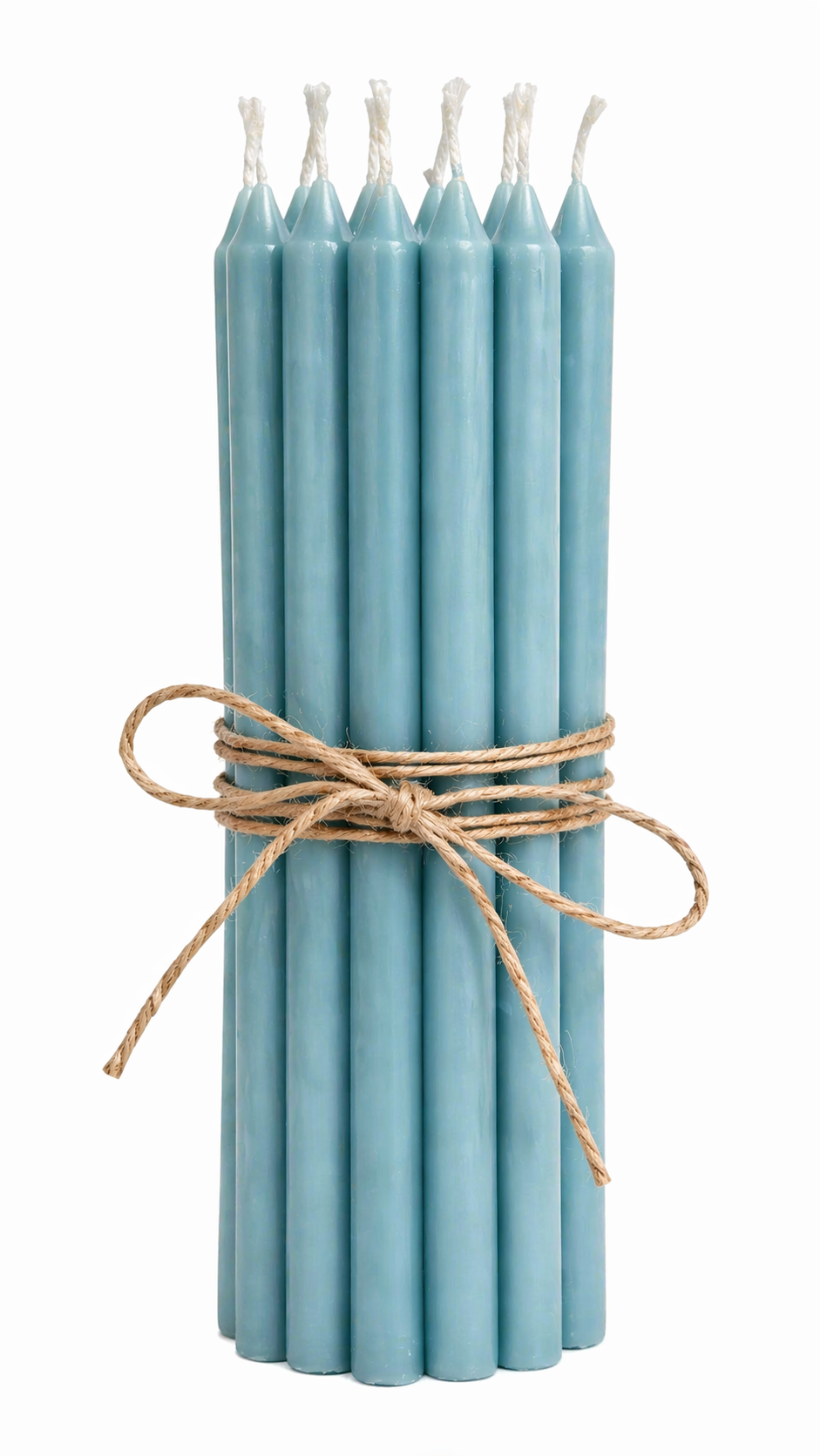 12er Pack dünne Stabkerzen H:20 cm Ø:1,3 cm div. Farben Brenndauer 2,5 Stunden Kerze Advent Weihnachten