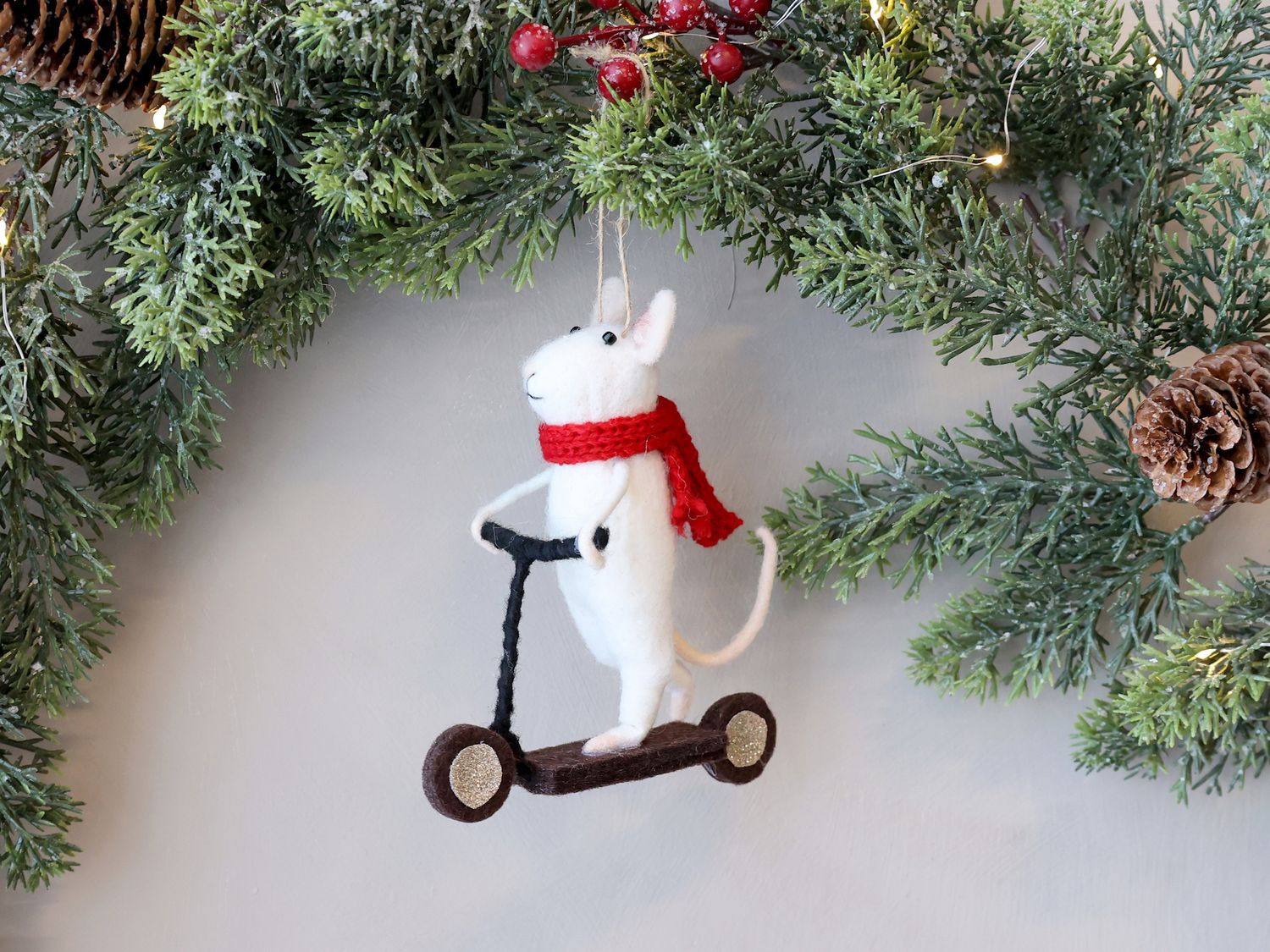 Weihnachtsbaum Schmuck Filz Maus Weihnachtsdeko Baumschmuck | ukiyo-living