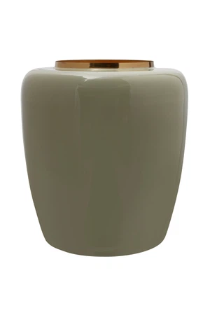 Vase Art Deco 125 Mint / Gold
