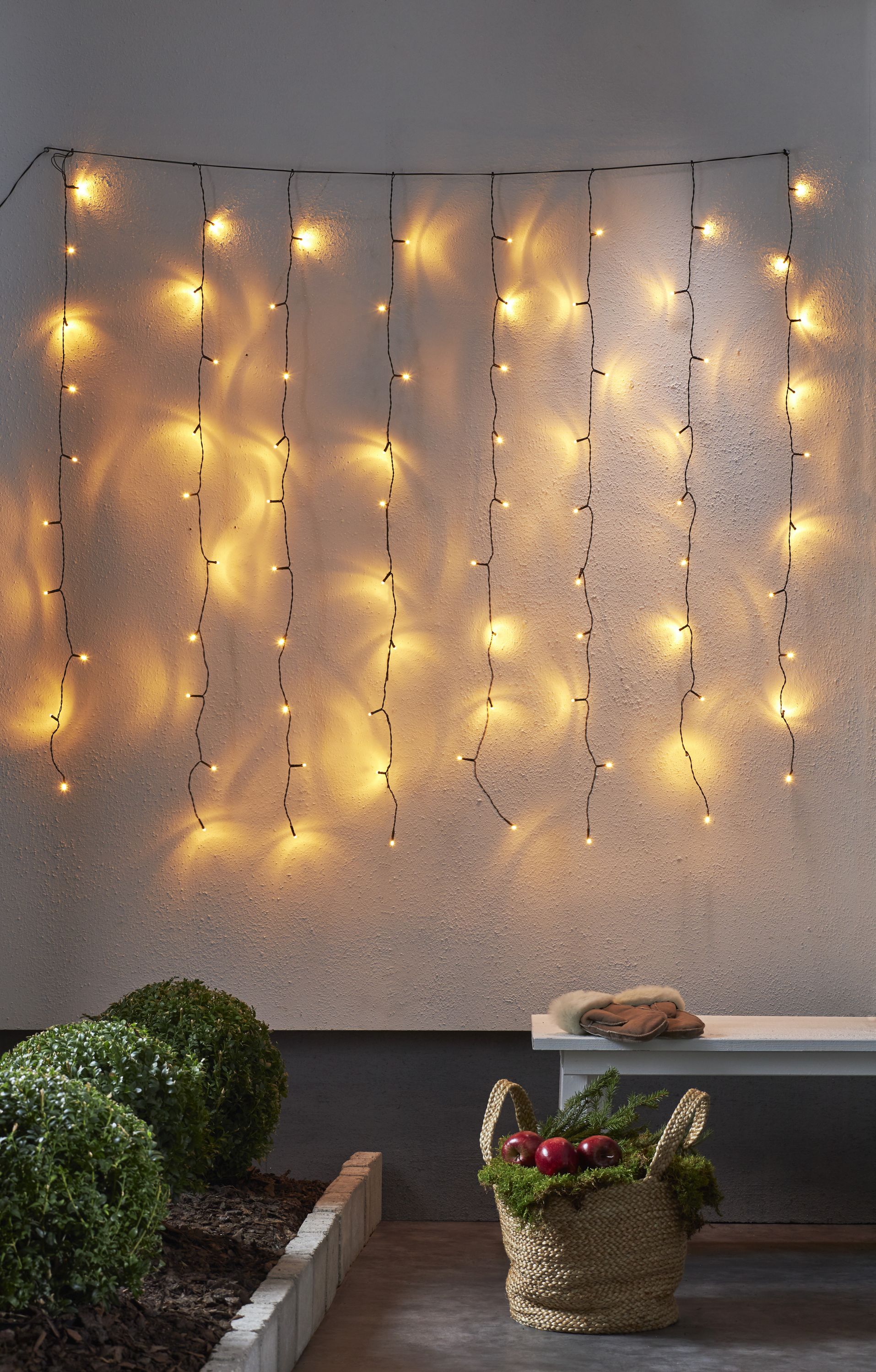 Best Season LED-Lichtervorhang 'Serie LED', 80 LED, 1,3x1,3 m | Buvtec