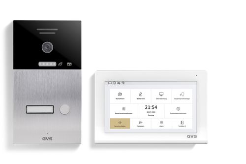 IP Video-Türsprechanlage 1-FH/1x 7" Touchscreen Komplett-Set AVS1336U