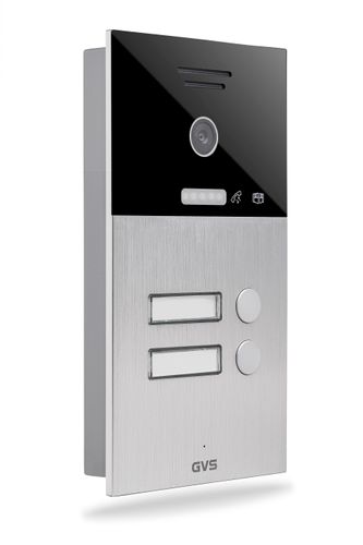 IP Video-Türsprechanlage 2-FH/3x 7" Touchscreen Komplett-Set AVS1364U