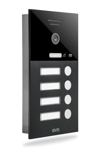 IP Video-Türsprechanlage 4-FH/4x 7" Touchscreen Komplett-Set AVS1378U