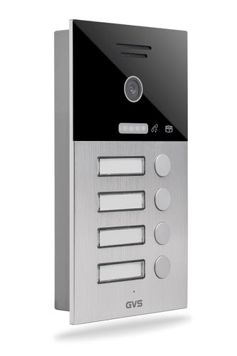 IP Video-Türsprechanlage 4-FH/4x 7" Touchscreen Komplett-Set AVS1382U
