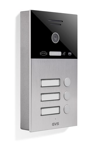 IP Video Türsprechanlage 3-FH/3x 7" Touchscreen Komplett-Set AVS4460A