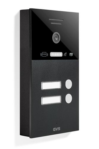 IP Video Türsprechanlage 2-FH/2x 7" Touchscreen Komplett-Set AVS4466A