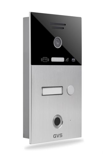 IP Türstation mit 1 Klingel, Silber - AVT2024-FR1S mit RFID und Fingerprint