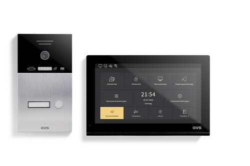 IP Video Türsprechanlage 1-FH/1x 10" Touchscreen Komplett-Set AVS5519A