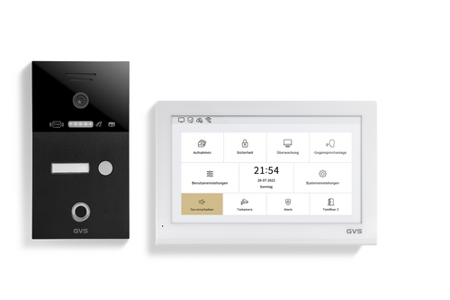 IP Video Türsprechanlage 1-FH/1x 10" Touchscreen Komplett-Set AVS5445A