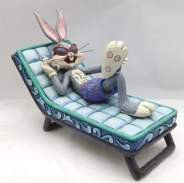 LOONEY TUNES Skulptur by Jim Shore - Bugs Bunny Hollywood Hase