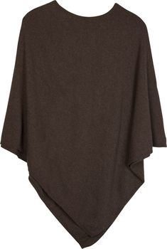 styleBREAKER Damen Feinstrick Poncho in Unifarben, leicht asymmetrischer Schnitt, Ärmellos, Rundhals 08010042