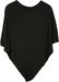 styleBREAKER Damen Feinstrick Poncho in Unifarben, leicht asymmetrischer Schnitt, Ärmellos, Rundhals 08010042