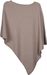 styleBREAKER Damen Feinstrick Poncho in Unifarben, leicht asymmetrischer Schnitt, Ärmellos, Rundhals 08010042
