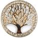 styleBREAKER Lebensbaum Magnet Schmuck Anhänger für Schals, Tücher oder Ponchos mit Stras Steinen, Brosche, Damen 05050029