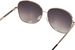 styleBREAKER Sonnenbrille mit ovalen Polycarbonat Gläsern und Vollrand Metallgestell, Damen 09020070