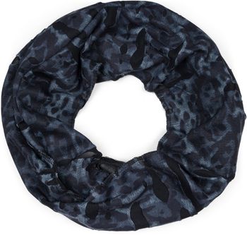 styleBREAKER Loop Schal mit Camouflage Muster im Destroyed Vintage used Look, Schlauchschal, Tuch, Unisex 01016134