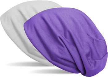 styleBREAKER Beanie Wendemütze in Unifarben, Slouch Mütze, leicht und weich, Longbeanie, Unisex 04024115